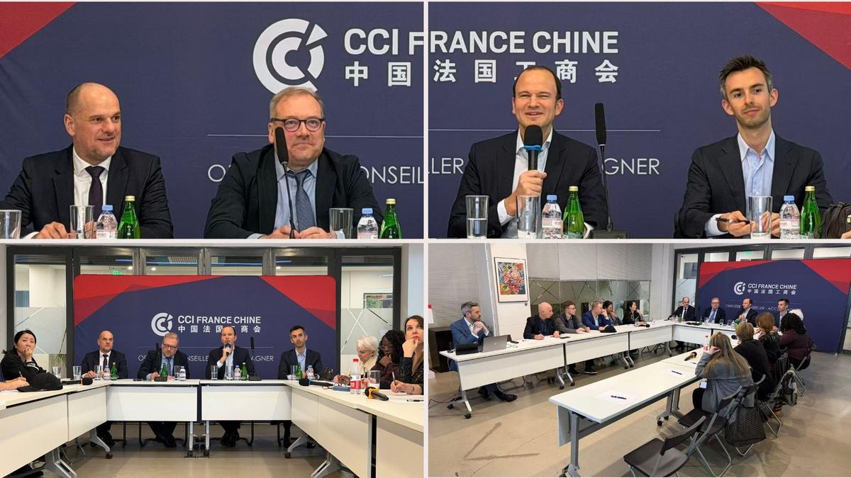 Photos from the CCI France Chine event on health insurance for French expats in China with CFE and Alea on March 12, 2026.