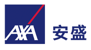AXA logo, Patron Member of CCI FRANCE CHINE