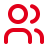 Icon of a large group of people.