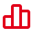Icon showing a data bar chart.